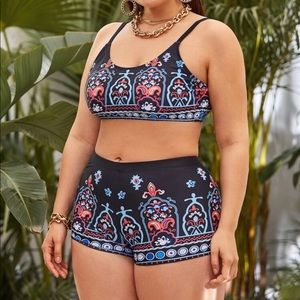 Two piece bathing suit